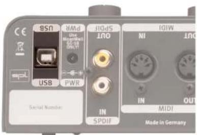 SPL Crimson - USB-Anschluss - 1