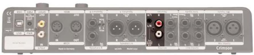 SPL Crimson - Anschlüsse - 1