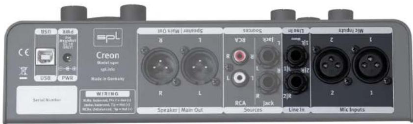 SPL Creon 1410 - Quelleneingang 2: RCA - 3