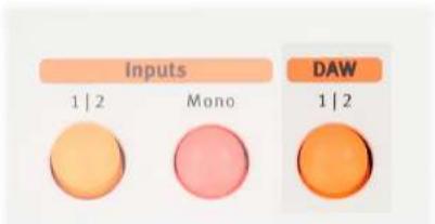 Inputs 1 | 2 Mono DAW 1 | 2