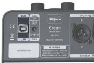 SPL Creon 1410 - USB-Anschluss - 1