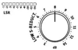 LSR LOW S-REDUCT 7 8 9 10 11 5 6 7 8 9 10 11 dB