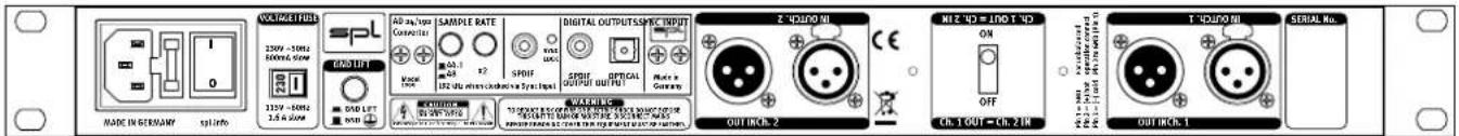 SPL Analog Elemental Series - Maße und Gewicht - 4