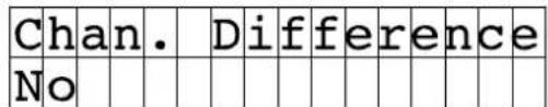 Chan. Difference No