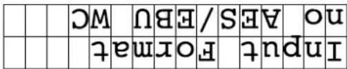no A&E S / EBU WC Inp u t F O r m a t