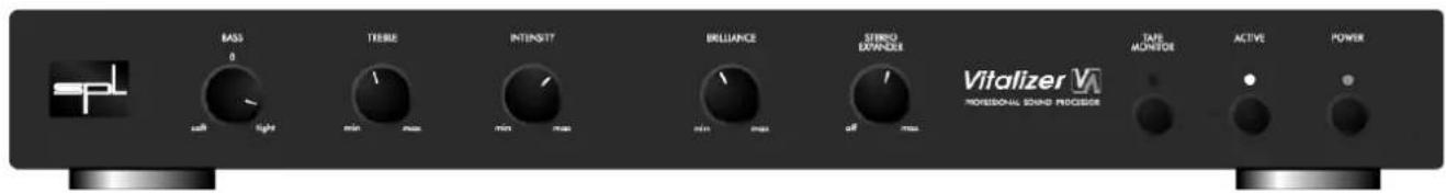 BASS 0 TIME INTERST BRILLIANCE STUDIO EXAVENDER TARE MONITOR ACTIVE POWER Vitalizer VR PROFESSIONAL SOUND PROCESSOR