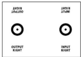 OUTPUT INPUT OUTPUT RIGHT INPUT RIGHT