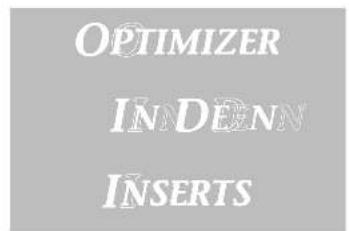 OPTIMIZER INDENN INSERTS