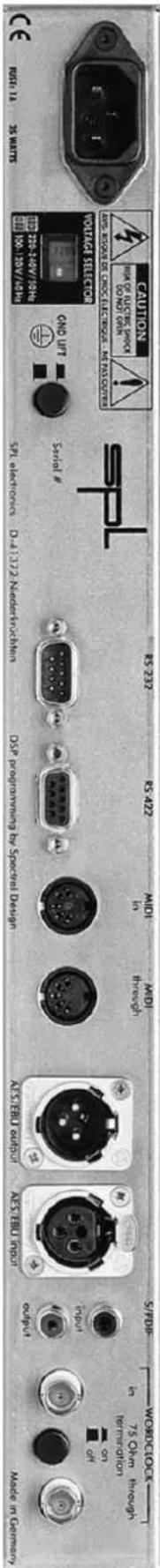 SPL Spectralizer 9631 - Anschlüsse - 1