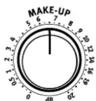 MAKE-UP 5 6 7 8 9 10 11 12 13 14 15 16 17 18 19 20 dB