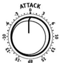 ATTACK 0 3 6 -10 12 15 dB 13