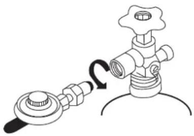 BeefEater 1200 Series BMG1240BB - Regulator Connection - 1