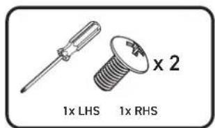 1x LHS 1x RHS x 2