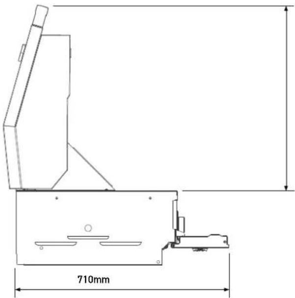 710mm