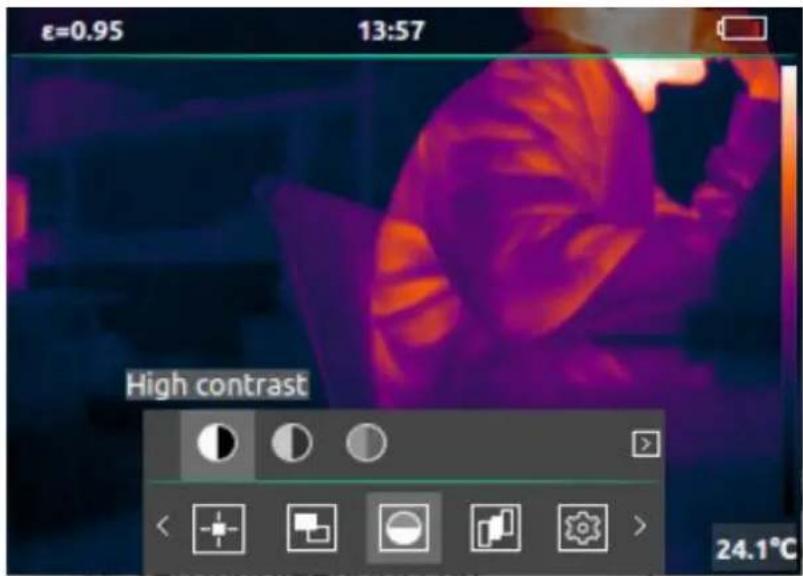 ε=0.95 13:57 High contrast 24.1°C