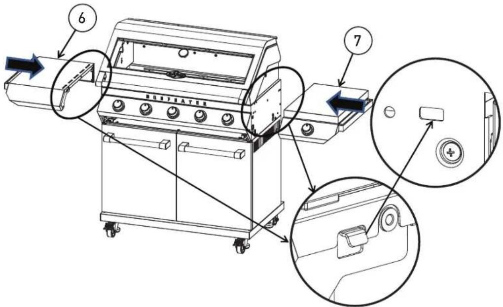 Technical diagram of a gasifier with labeled components and close-up insets showing internal components.