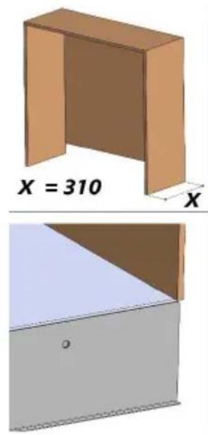 X = 310 X