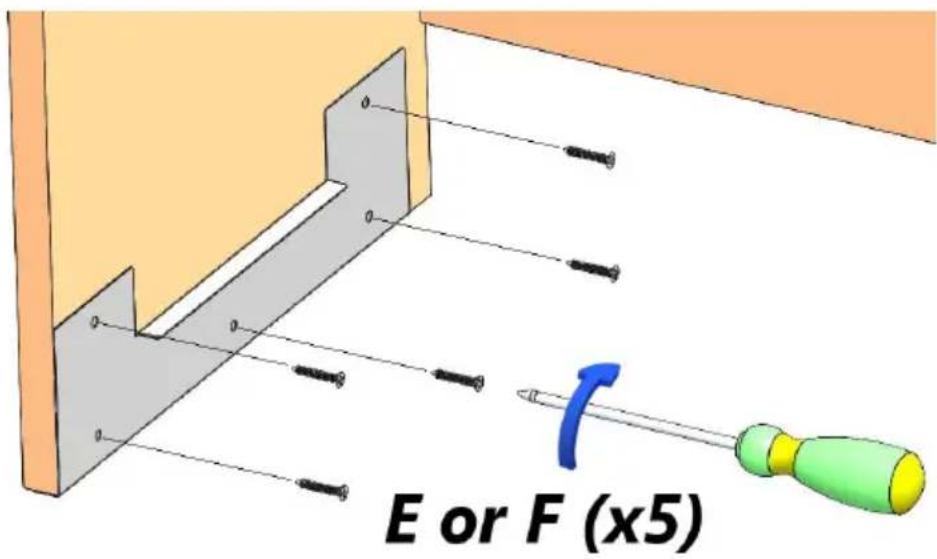 E or F (x5)