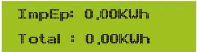 ImpEp: 0.00kWh Total: 0.00kWh