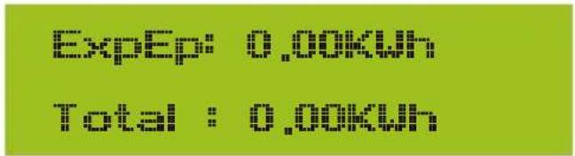 Expe: 0,000kWh Total: 0,000kWh