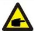 Deye SUN-7.5K Grid-tie Inverter - WARNING: Risk of fire - 7