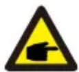 Deye SUN-7.5K Grid-tie Inverter - Shock Hazard: - 1