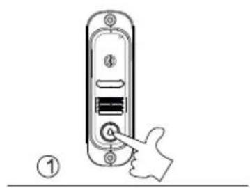 VIBELL OR-VID-JS-1053 - Anschlussschema des Monitors und des externen Panels mit der Kamera - 2