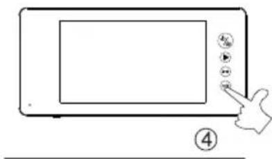 VIBELL OR-VID-JS-1053 - Anschlussschema des Monitors und des externen Panels mit der Kamera - 4