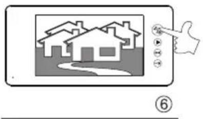 VIBELL OR-VID-JS-1053 - Anschlussschema des Monitors und des externen Panels mit der Kamera - 6