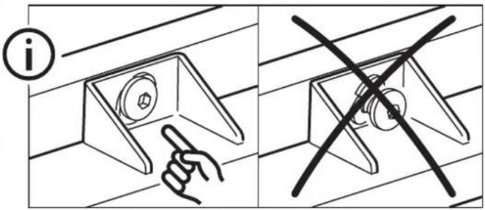 Diagram showing two methods of removing a mechanical component, with one method marked by a circle and the other by a hand pointing to it.