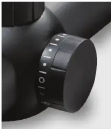 Steiner P4Xi 4-16x56 - Illuminated Reticle Adjustment - 1