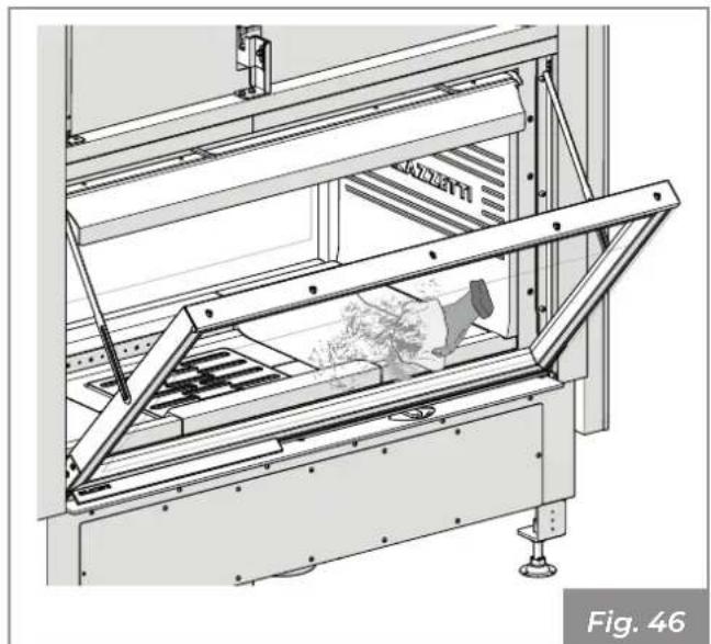 Palazzetti ECOMONOBLOCCO WT 16:9B - Limpieza del vidrio - 5