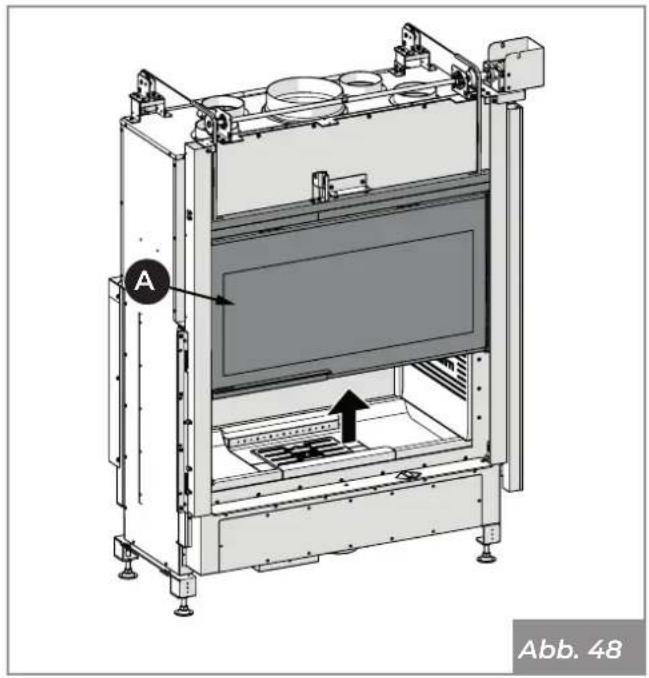 Palazzetti ECOMONOBLOCCO WT 16:9B - Wartung des Feuerraums - 1