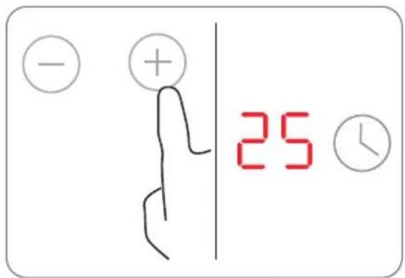 - + 25