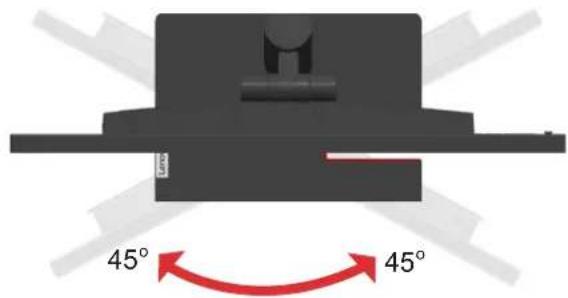45° 45°