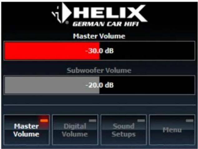 Audiotec Fischer DIRECTOR - Volume Menüs - 1