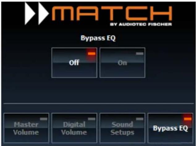Audiotec Fischer DIRECTOR - Bypass EQ Menü (nur für MATCH Produkte verfügbar) - 1
