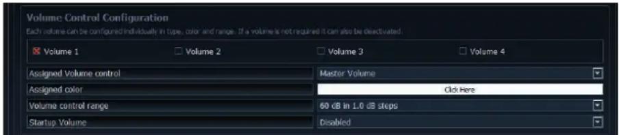 Audiotec Fischer CONDUCTOR - Volume Control Configuration (Konfiguration der Lautstärkeregelungen) - 1