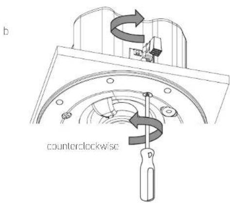 b counterclockwise