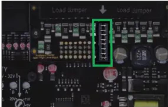 Load Jumper Load Jumper B A 20V +15V -5V