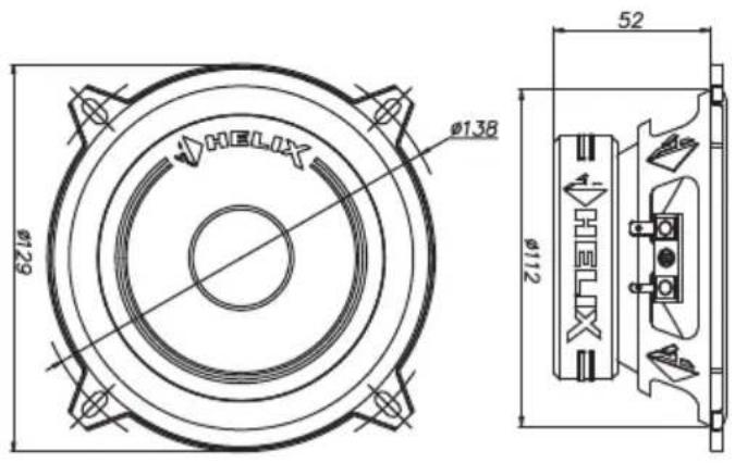 φ129 φ138 52 φ112 4-