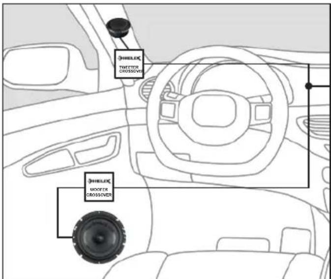WHEELOK TWEETER CROSSOVER WHEELOK WOOFER CROSSOVER