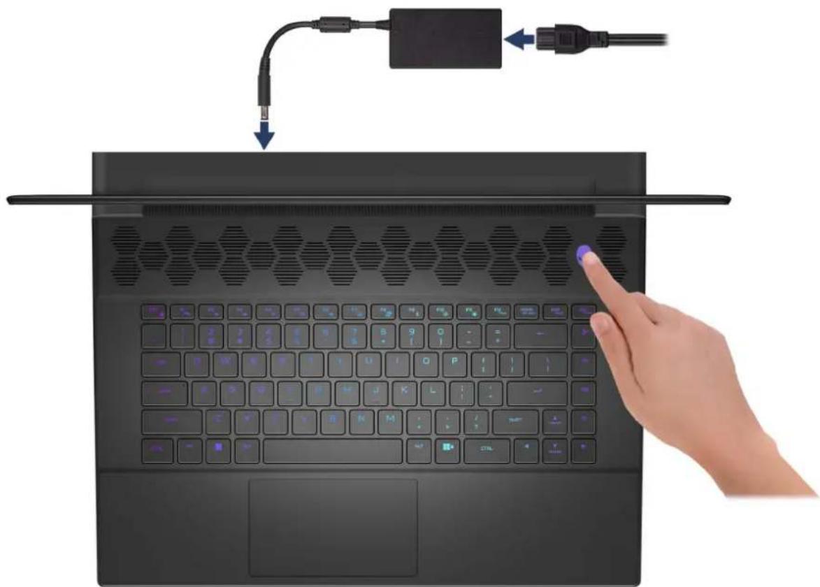 DELL Alienware m16 R1 - Einrichten des Alienware m16 R1-Systems - 1