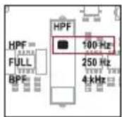 Helix C ONE - Filter settings - 2