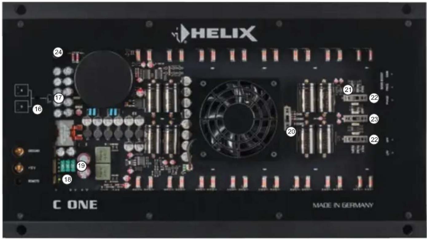 HELIX 24 17 16 18 19 C ONE 20 21 22 23 22 MADE IN GERMANY