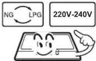NG LPG 220V-240V
