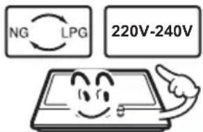 NG LPG 220V-240V