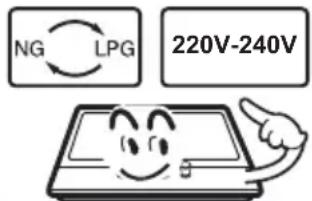NG LPG 220V-240V