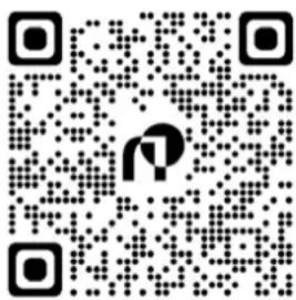 QR code image with a central logo, likely linking to a digital resource or website.