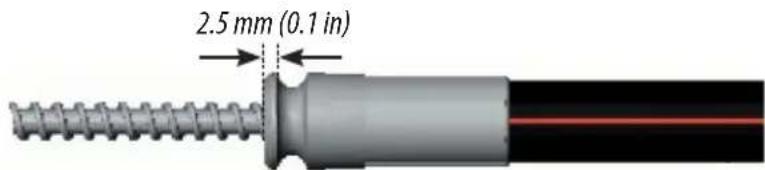 2.5 mm (0.1 in)